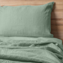 Solid French Linen Standard Pillowcases (Set of 2)